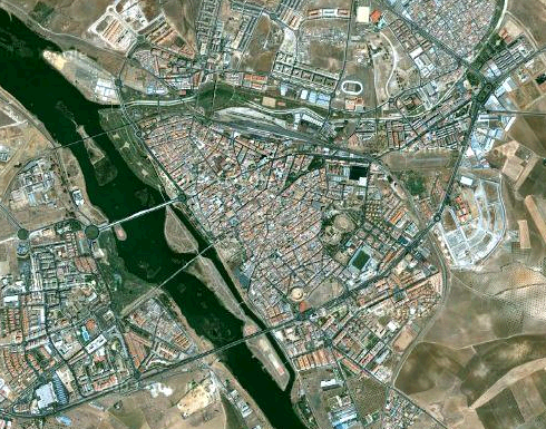 Merida desde el paramotor