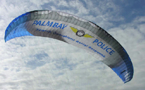 Paramotor PalmBay palmbay2 Dudek y la policía de PalmBay en paramotor