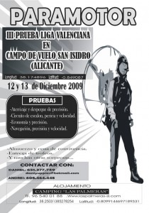 3a prueba liga valenciana paramotor