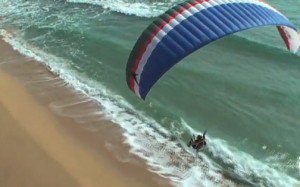 ruta paramotor entre caldes d'estrac y blanes - Barcelona