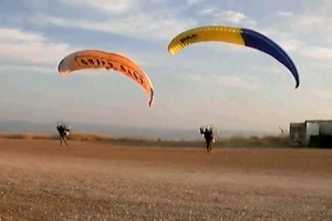 despegues y aterrizajes en paramotor