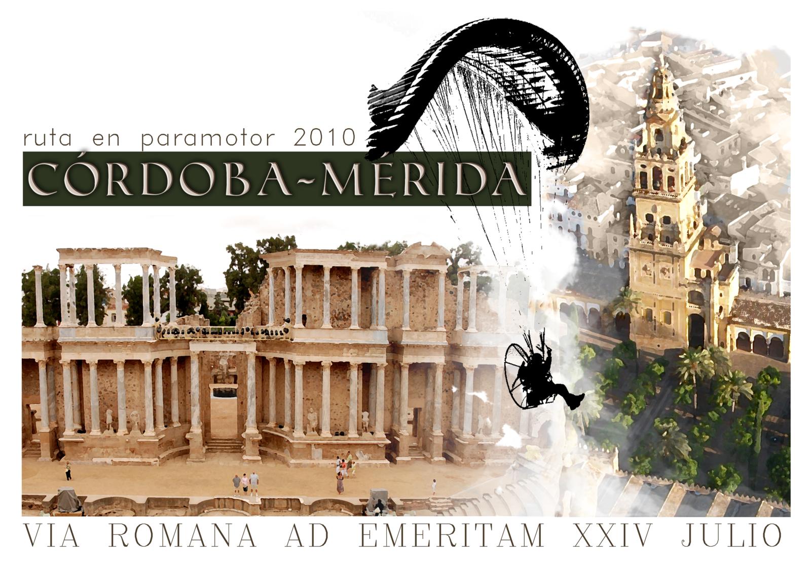 ruta paramotor cordoba a merida Ruta Paramotor Córdoba   Mérida
