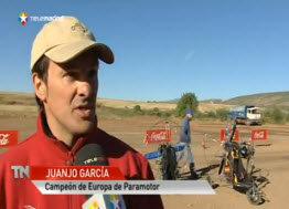 telemadrid paramotor Telemadrid en el campeonato de España de Paramotor