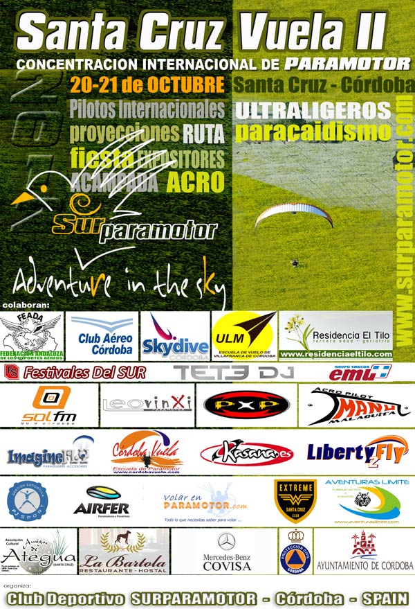 cartel-santa-cruz-vuela-ii-grande cartel santa cruz vuela ii grande II Concentración de paramotor Santa Cruz vuela