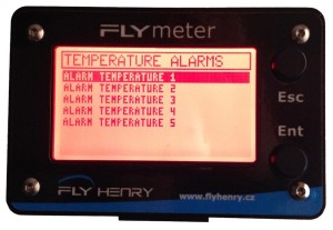 flymeter-menu-alarm-temperatura flymeter menu alarm temperatura 300x207 Review del Fly Meter, el todo en uno para nuestro trike.