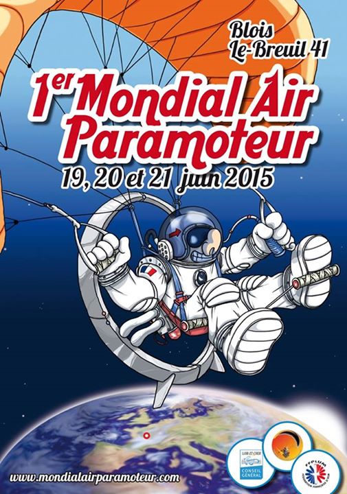 cartel Mondiale Air Paramotor cartel mondiale air paramotor Primera edición de la Mondial Air de Paramotor.
