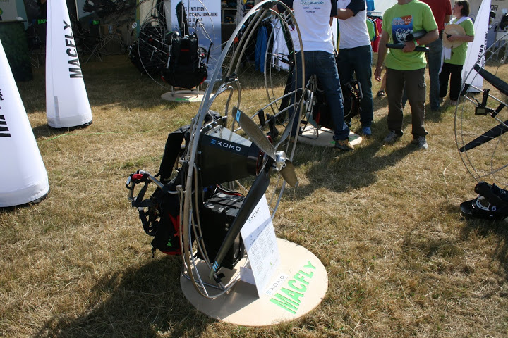 Eléctrico de Macfly los electricos de macfly Primera edición de la Mondial Air de Paramotor.