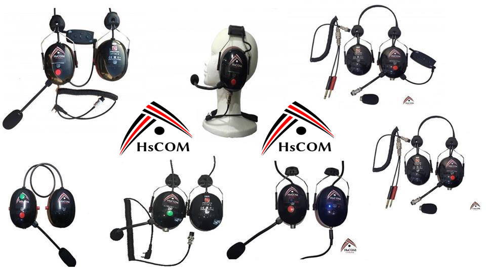 hscom-web hscom web FN1 Paramotor Headset helmet (Bluetooth).