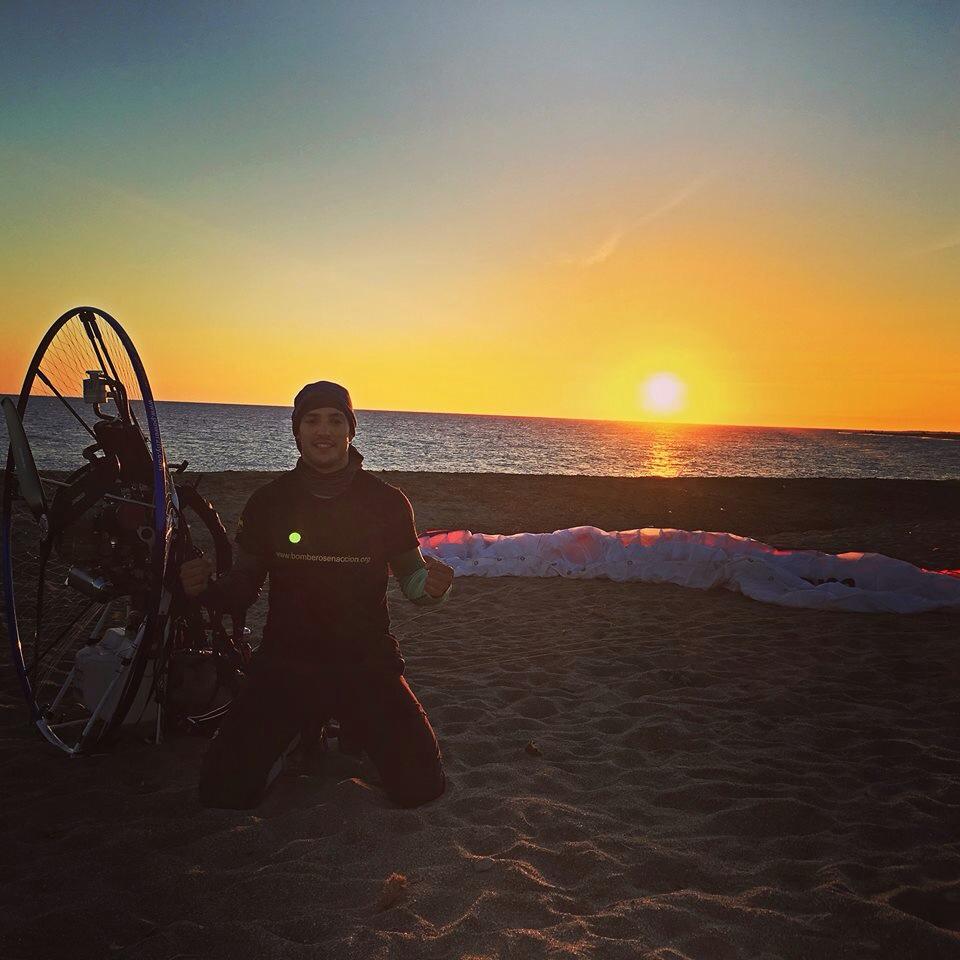 España de norte a sur en paramotor. 14264835 366401280370870 8829160114252787938 n Cruzar España de norte a sur en paramotor, por una buena causa.