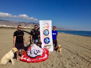 España de norte a sur en paramotor. 14910551 10209004390800599 7570612548012022365 n 300x225 Cruzar España de norte a sur en paramotor, por una buena causa.