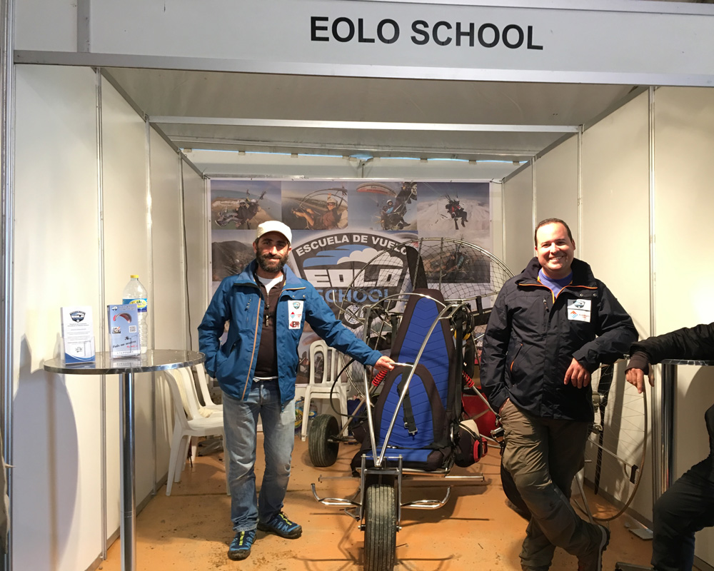 Vicente Palmero, escuela de vuelo Eolo School. eoloe2 Las Candelas 2017
