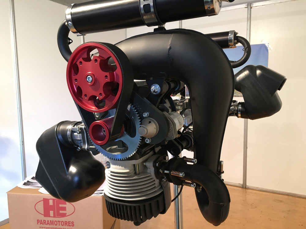 Airmax Arranque eléctrico de HE paramotores. he10 Las Candelas 2017
